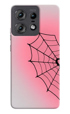Pink Web Moto Edge 50 Pro 5G Hard Case Back Cover by Casekaro