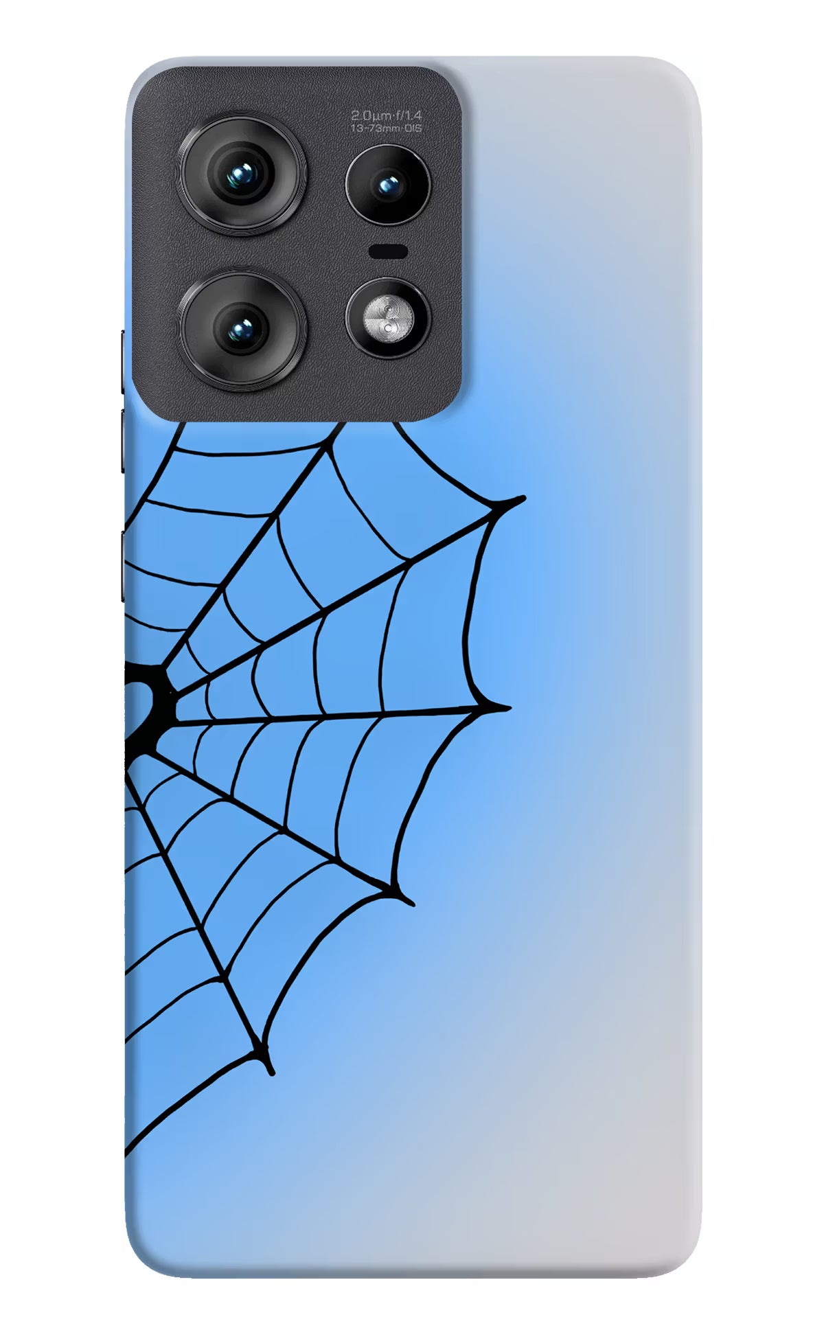 Blue Web Moto Edge 50 Pro 5G Back Cover