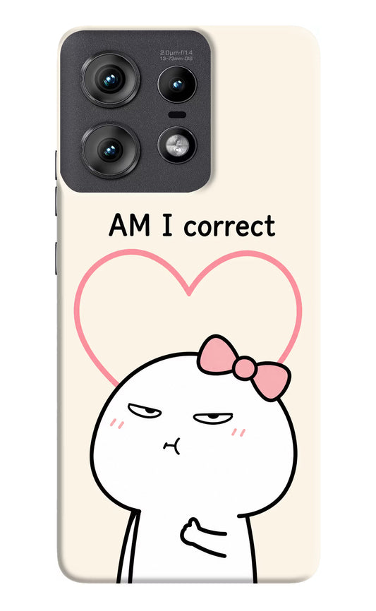 Always Right Moto Edge 50 Pro 5G Hard Case Back Cover by Casekaro