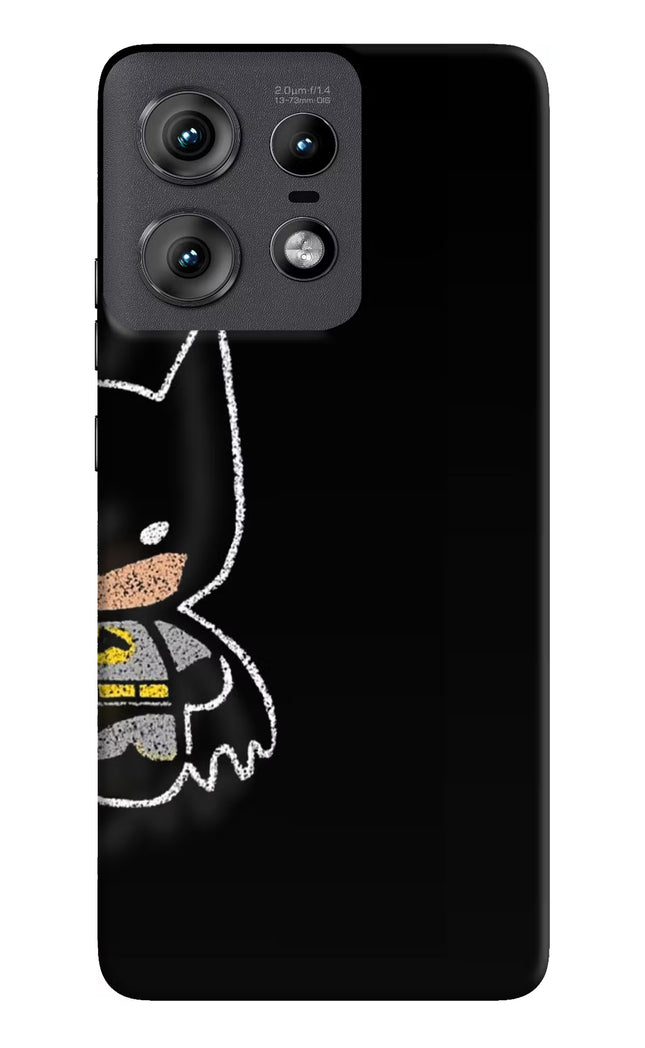 Bat Kitty Moto Edge 50 Pro 5G Hard Case Back Cover by Casekaro