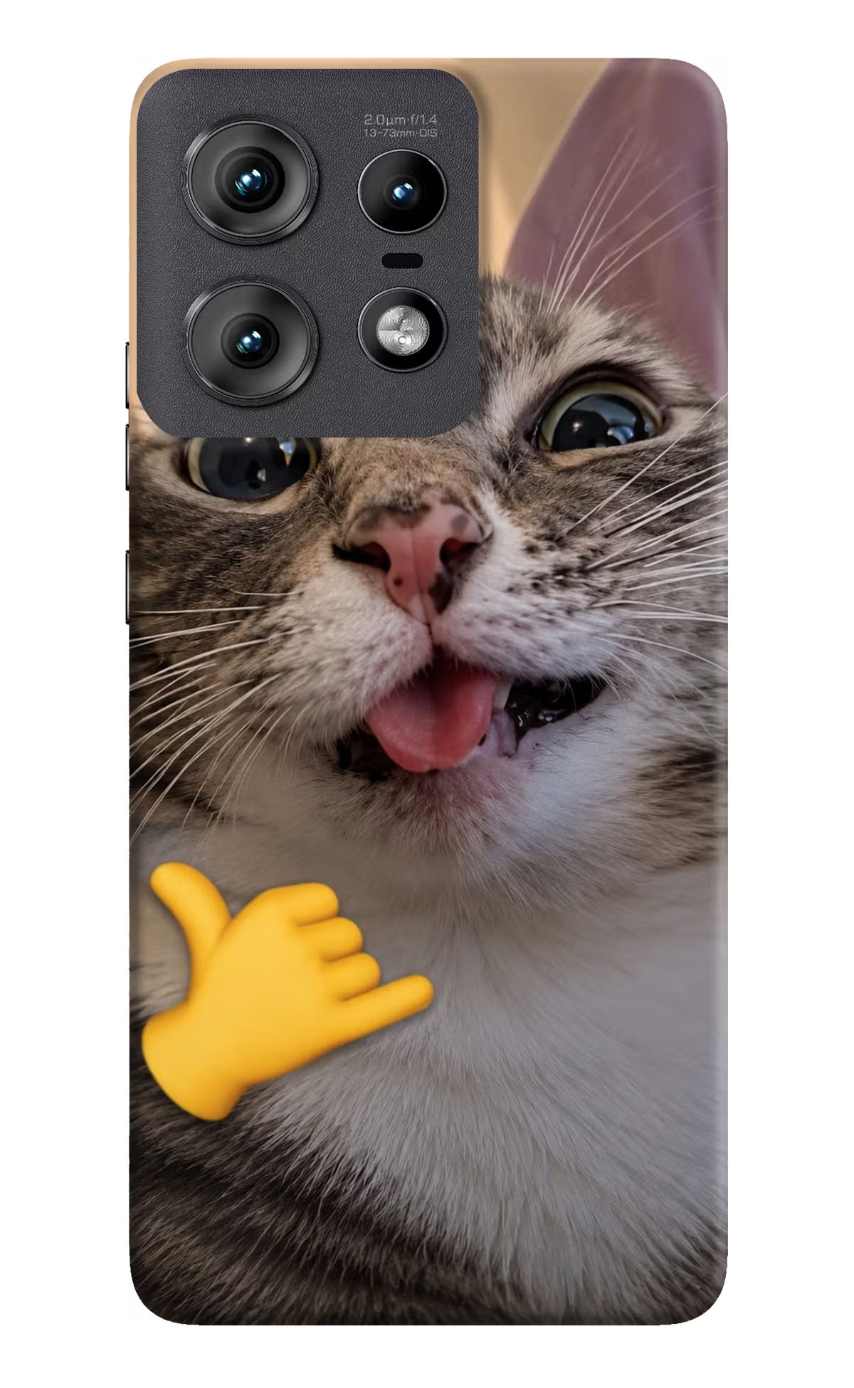 Silly Cat Call Moto Edge 50 Pro 5G Back Cover
