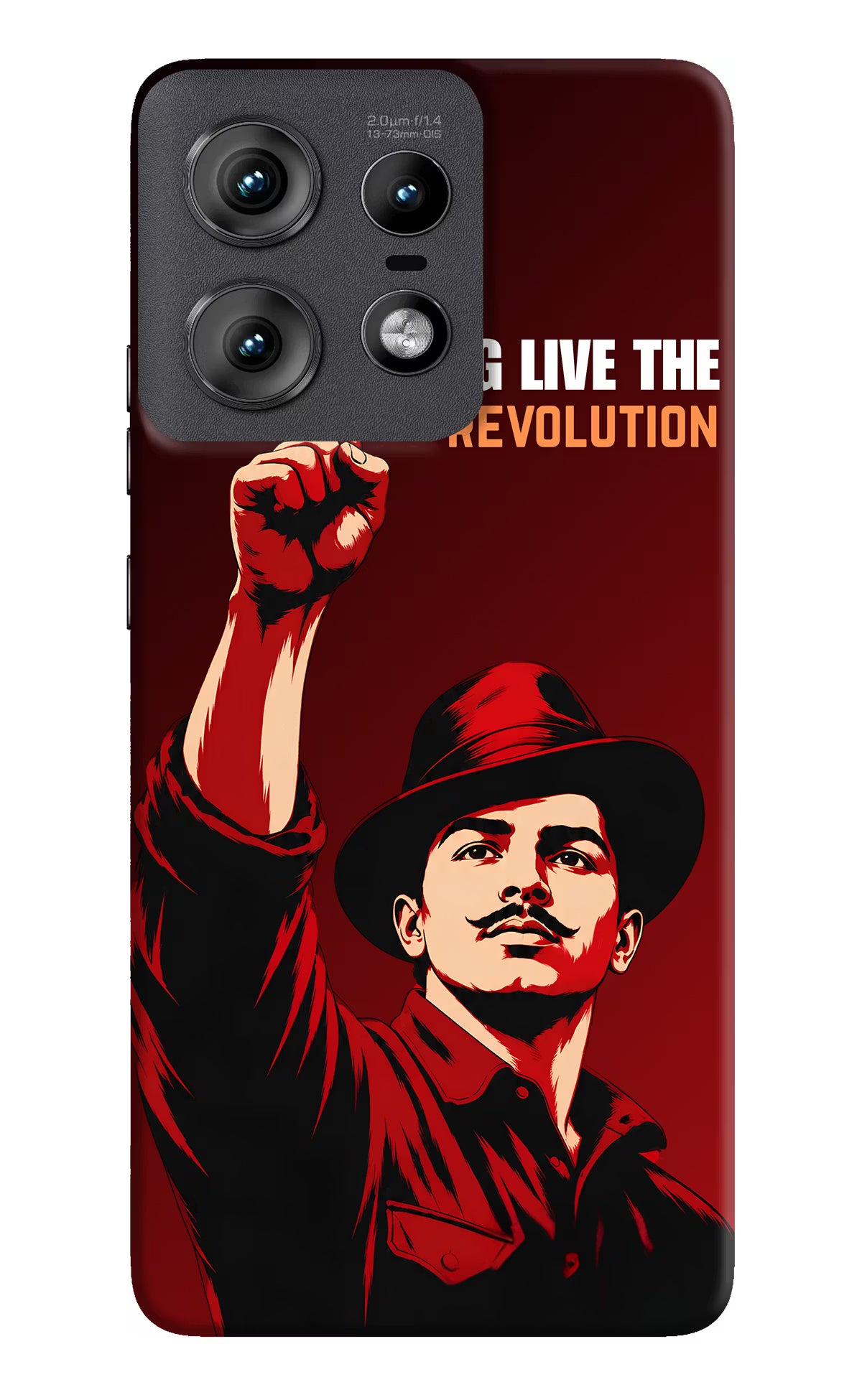 Bhagat Singh Revolution Moto Edge 50 Pro 5G Back Cover