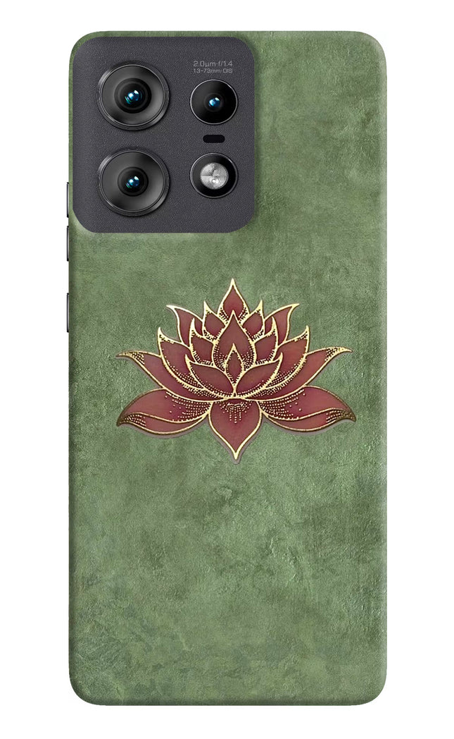 Lotus Grace Moto Edge 50 Pro 5G Hard Case Back Cover by Casekaro