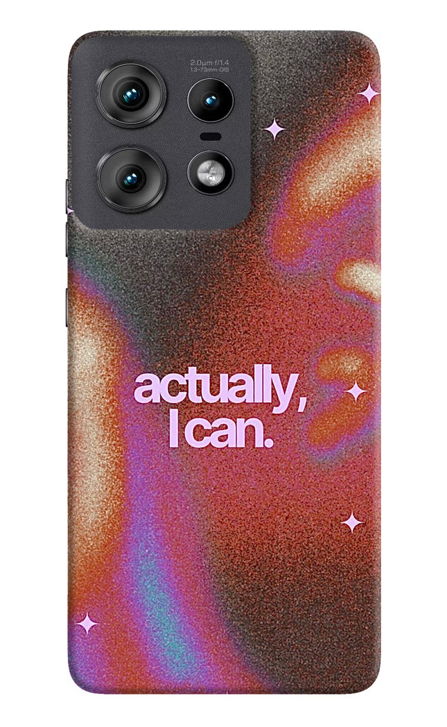 Pink Aura Moto Edge 50 Pro 5G Hard Case Back Cover by Casekaro