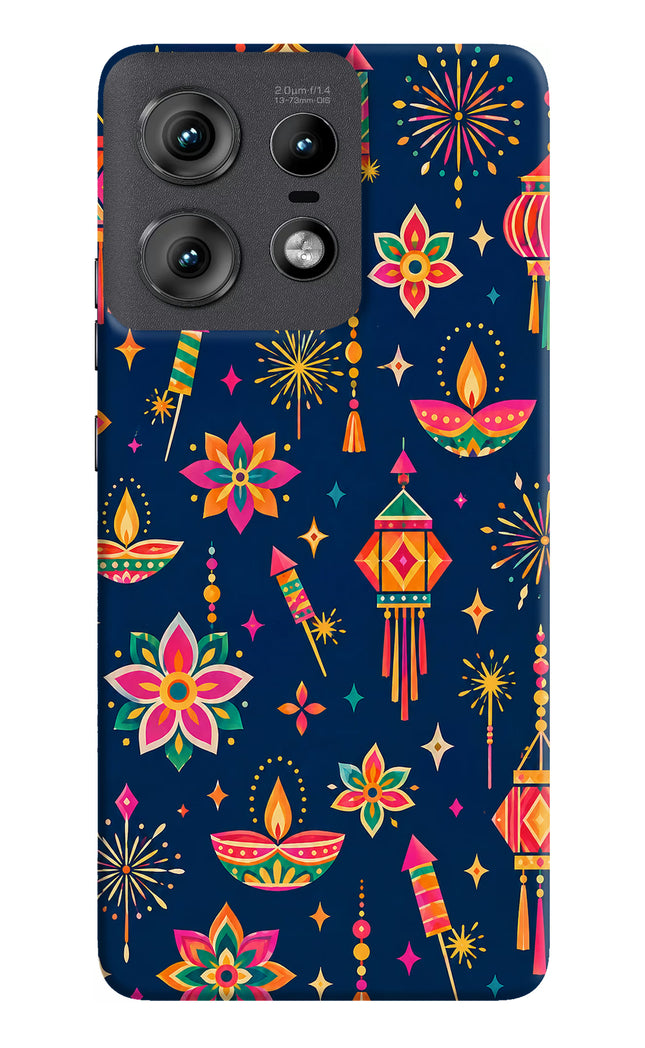 Festive Pop Moto Edge 50 Pro 5G Hard Case Back Cover by Casekaro