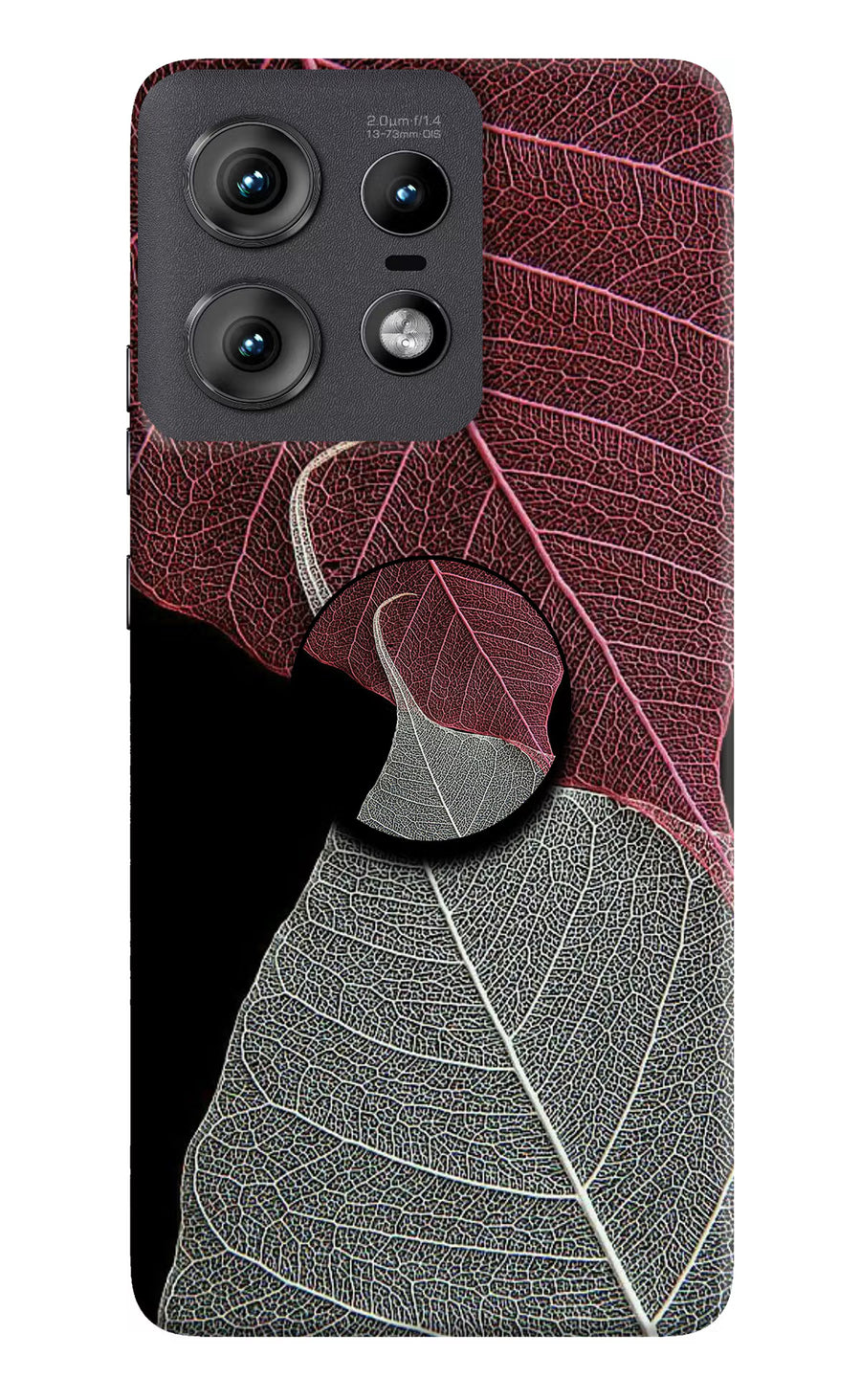 Leaf Pattern Moto Edge 50 Pro 5G Pop Case, Hard case