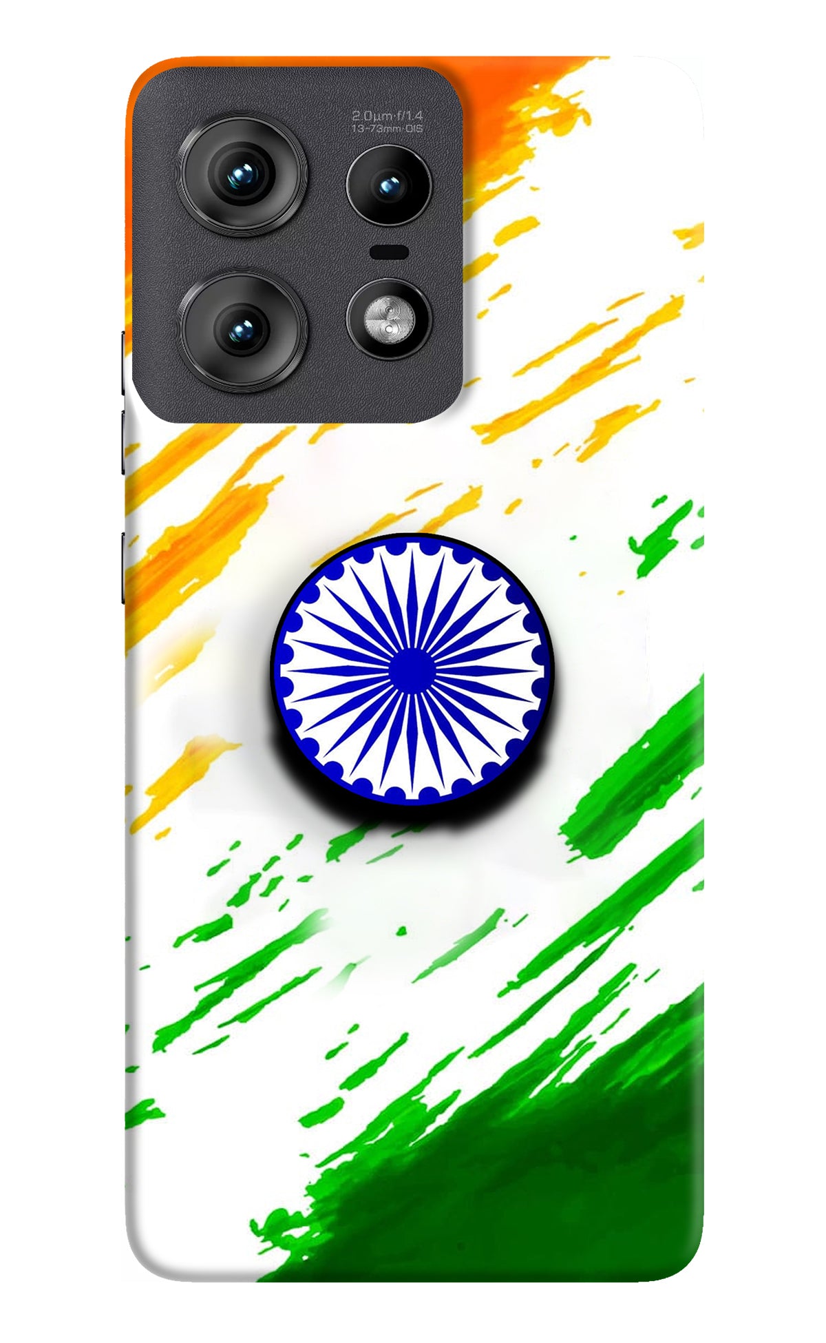 Indian Flag Ashoka Chakra Moto Edge 50 Pro 5G Pop Case