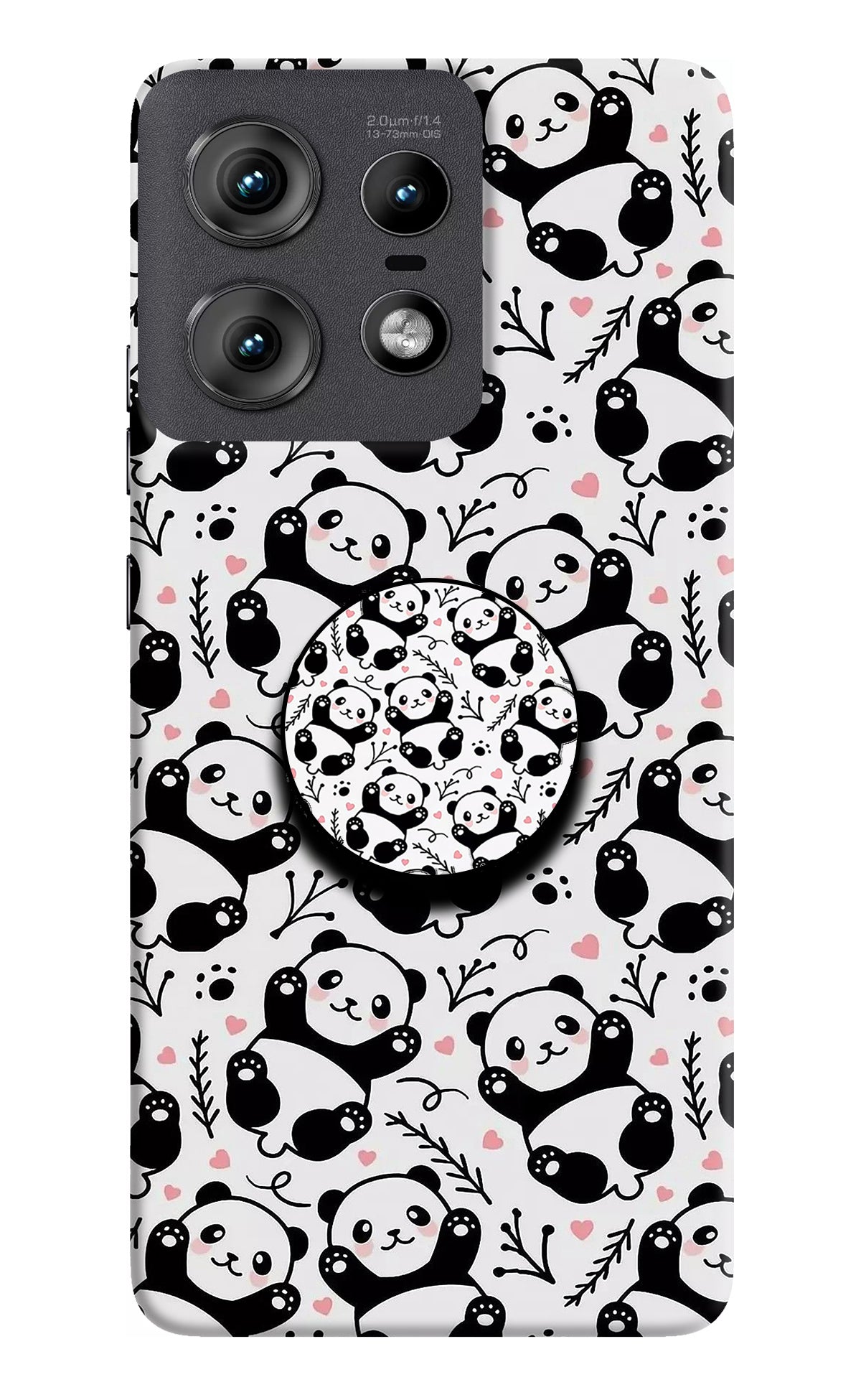 Cute Panda Moto Edge 50 Pro 5G Pop Case