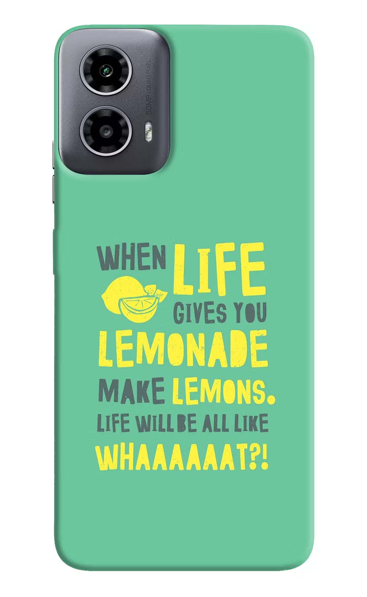 Quote Moto G34 5G Hard Case Back Cover by Casekaro