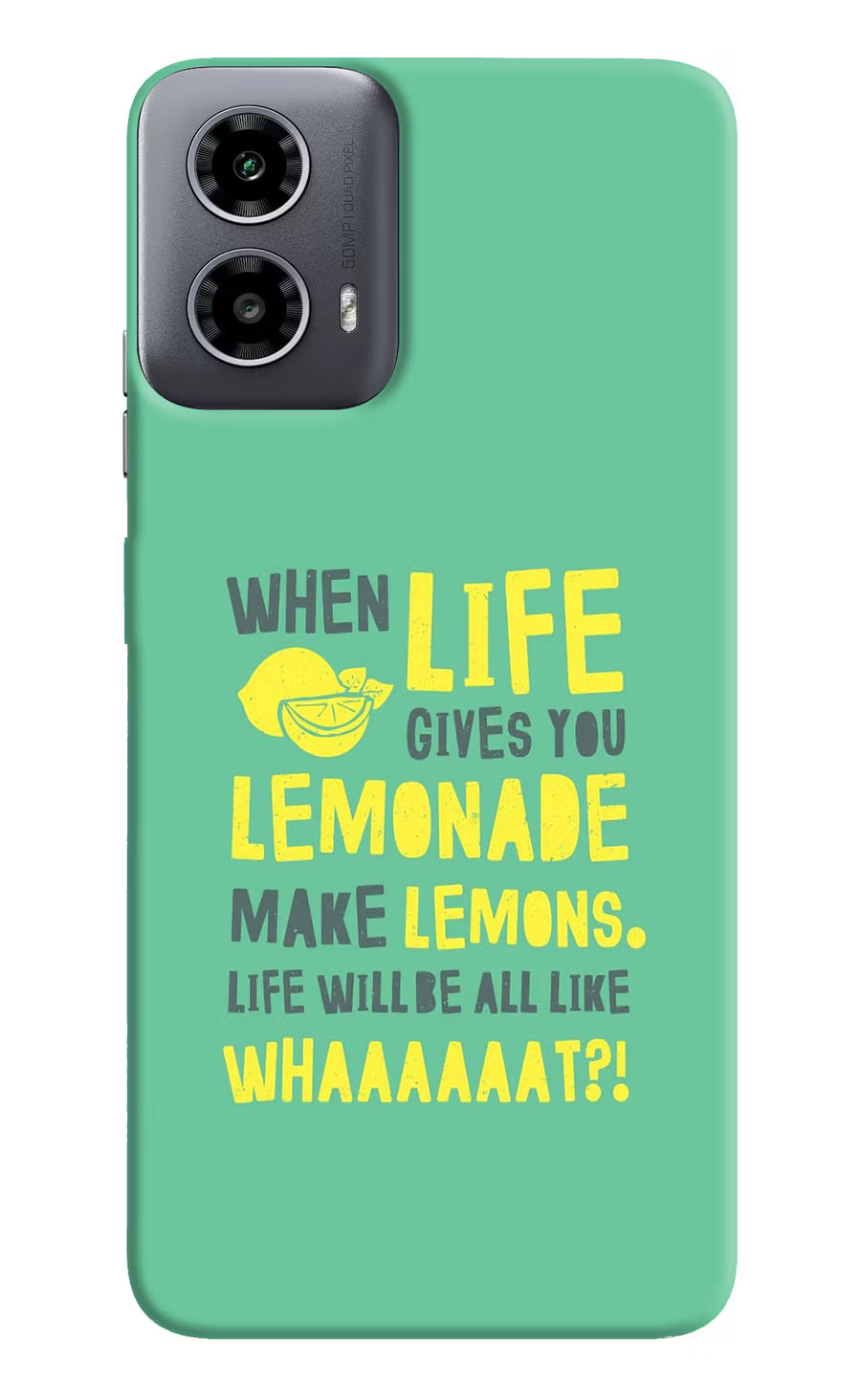 Quote Moto G34 5G Back Cover, Hard case