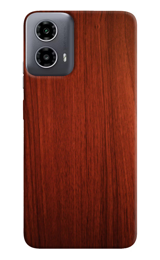 Wooden Plain Pattern Moto G34 5G Hard Case Back Cover by Casekaro