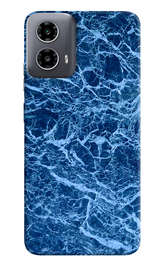 Blue Marble Moto G34 5G Hard Case Back Cover by Casekaro