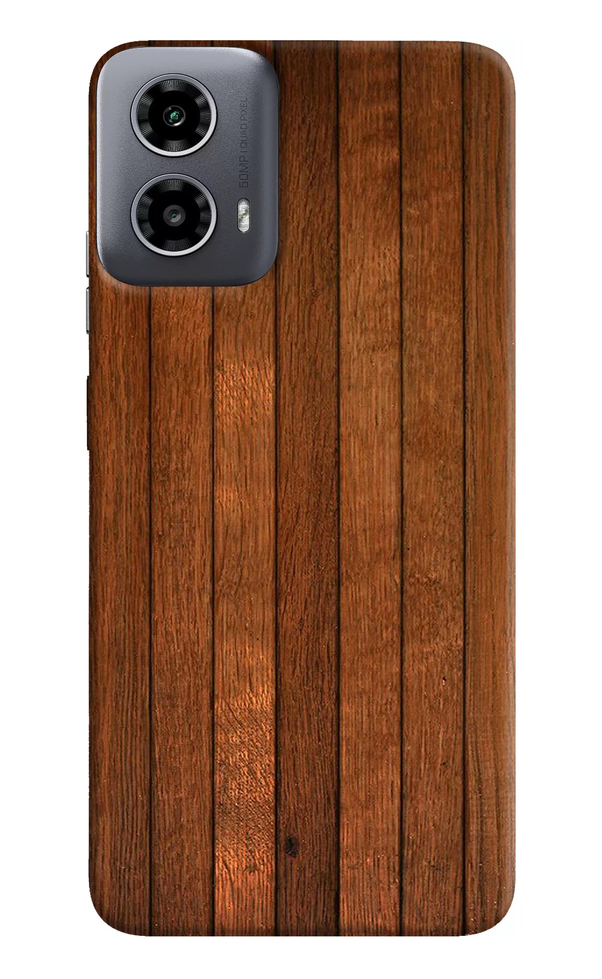 Wooden Artwork Bands Moto G34 5G Back Cover