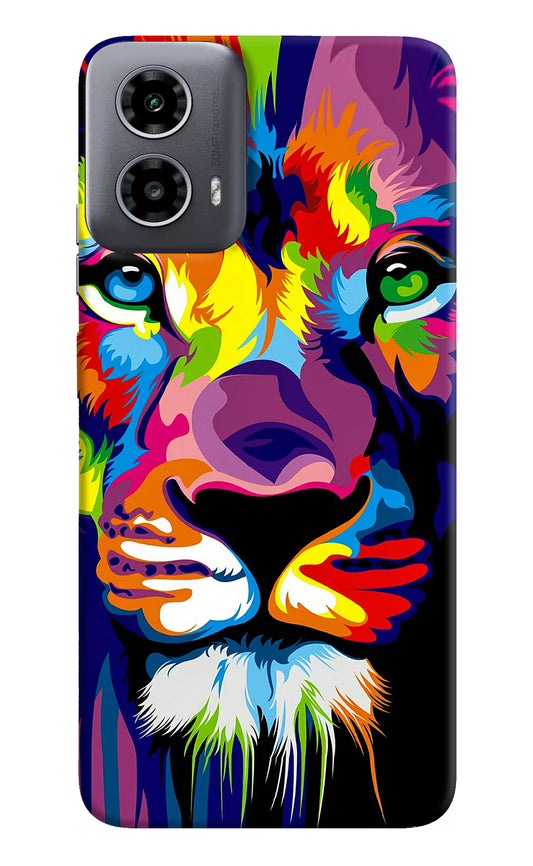 Lion Moto G34 5G Hard Case Back Cover by Casekaro