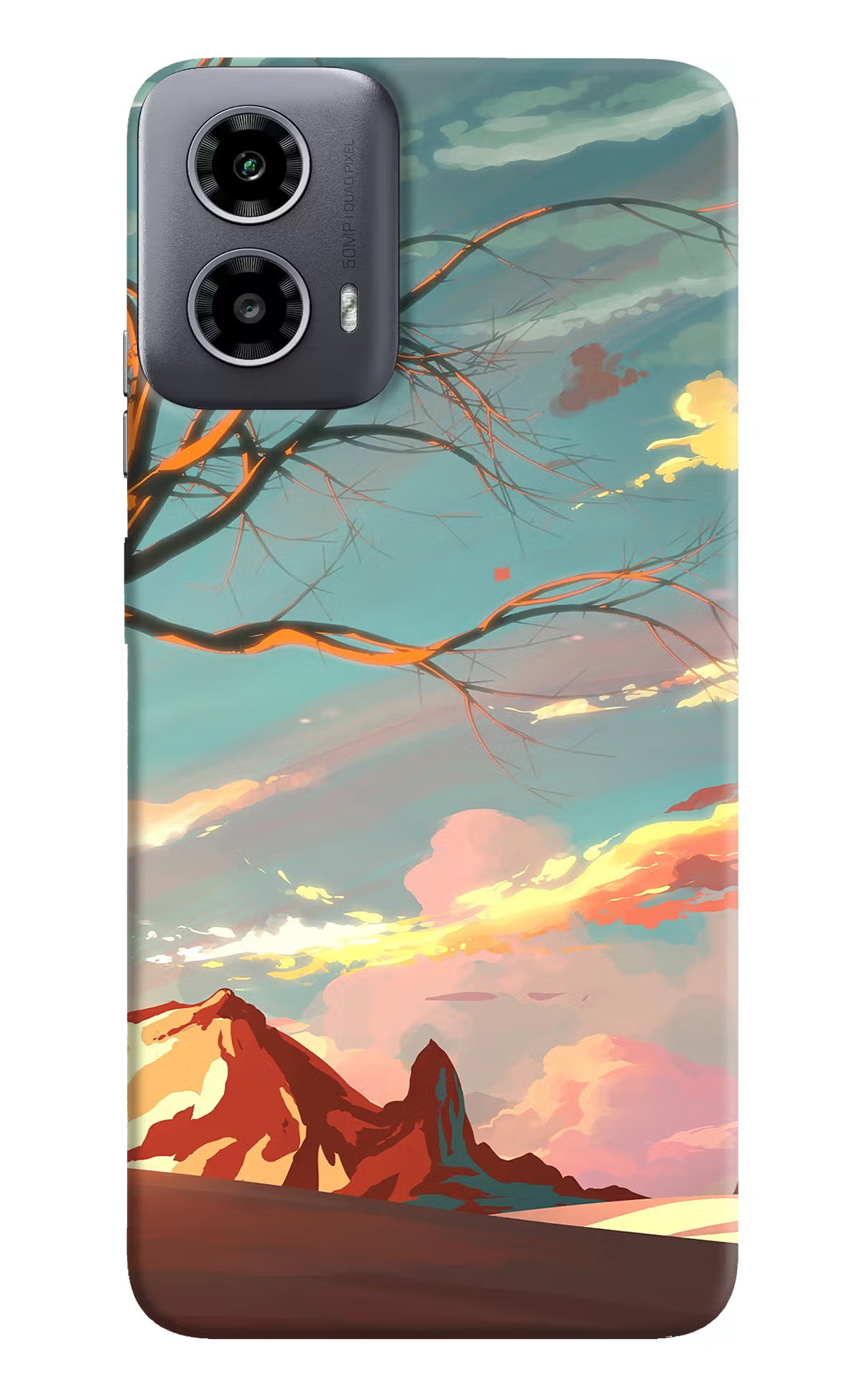 Scenery Moto G34 5G Hard Case Back Cover by Casekaro