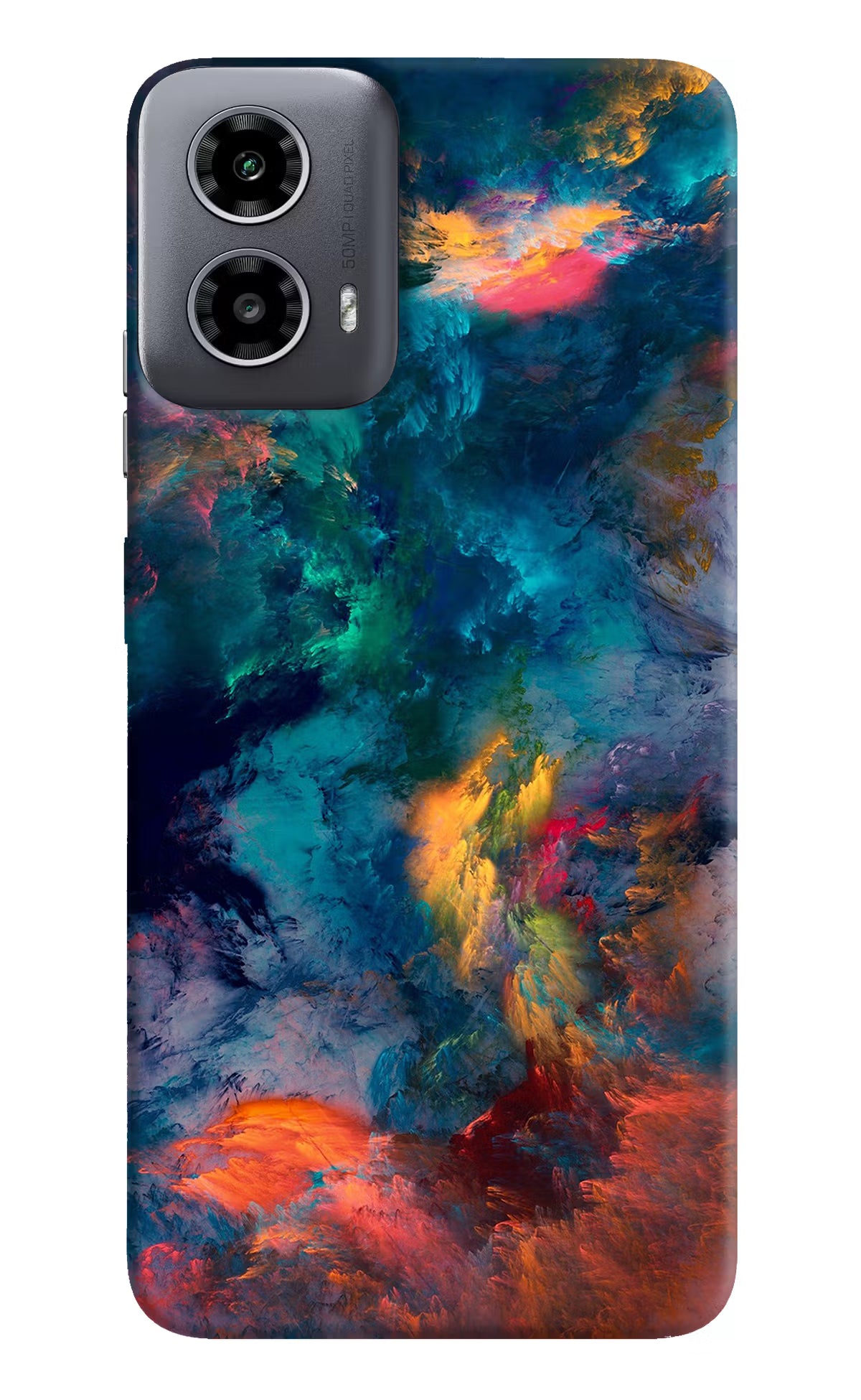 Artwork Paint Moto G34 5G Hard Case Back Cover by Casekaro