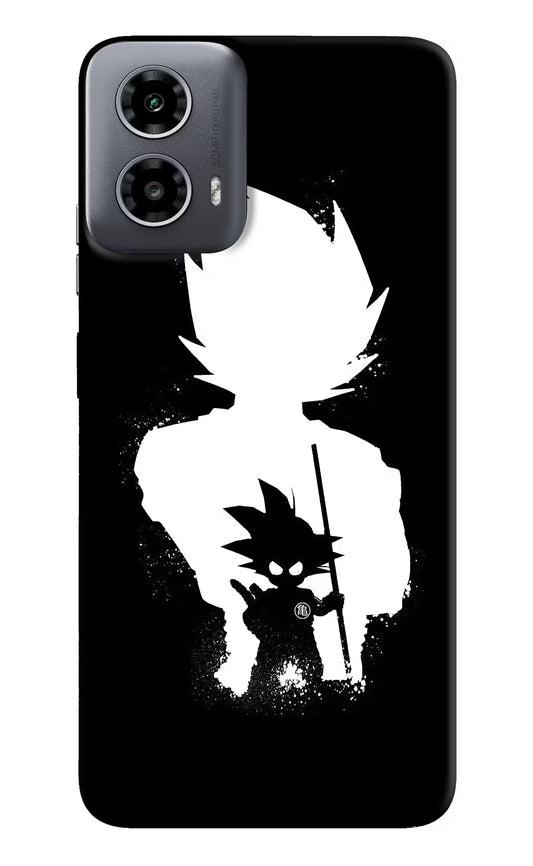 Goku Shadow Moto G34 5G Hard Case Back Cover by Casekaro