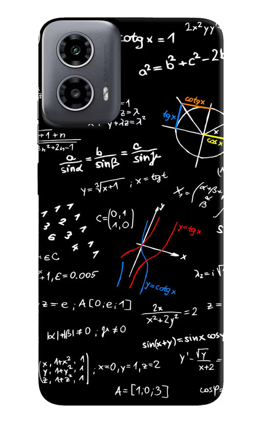 Mathematics Formula Moto G34 5G Hard Case Back Cover by Casekaro