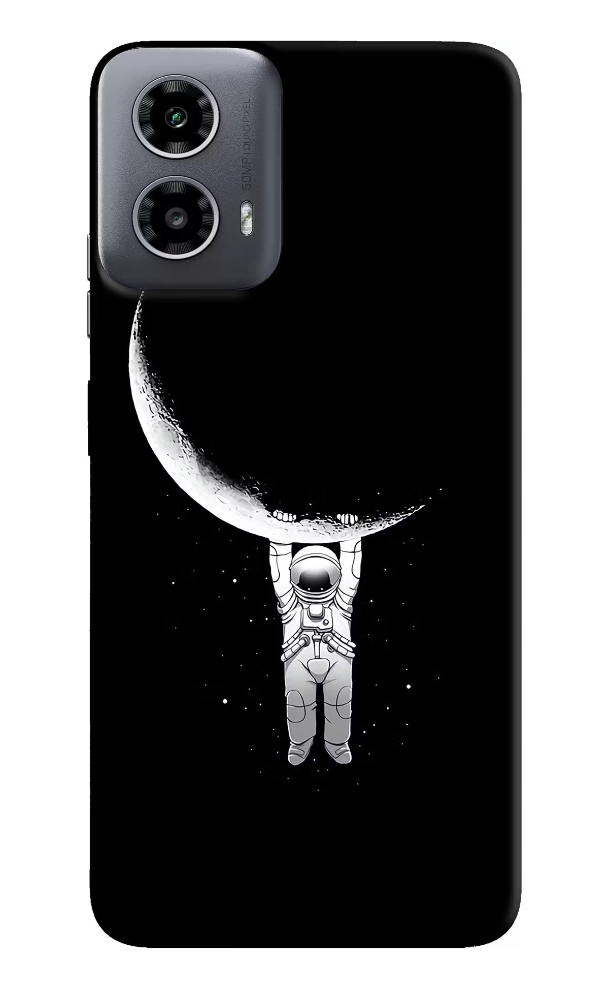 Moon Space Moto G34 5G Hard Case Back Cover by Casekaro
