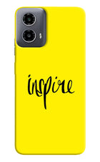 Inspire Moto G34 5G Hard Case Back Cover by Casekaro