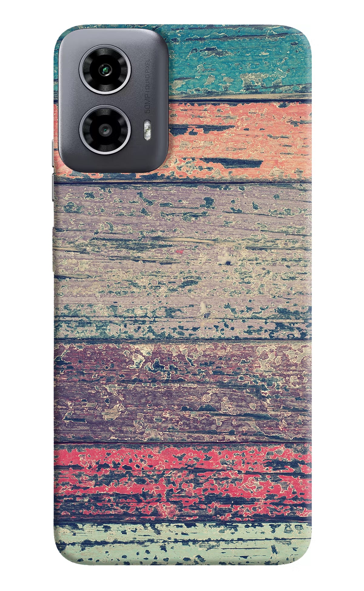 Colourful Wall Moto G34 5G Hard Case Back Cover by Casekaro
