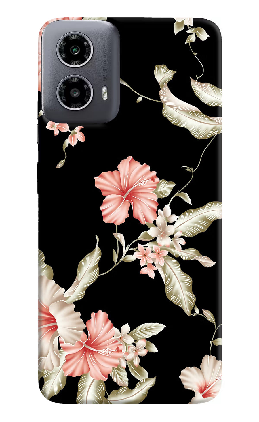 Flowers Moto G34 5G Back Cover, Hard case