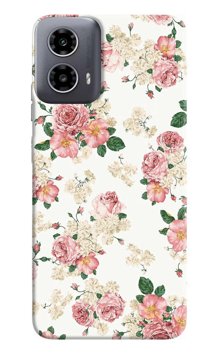 Flowers Moto G34 5G Back Cover, Hard case