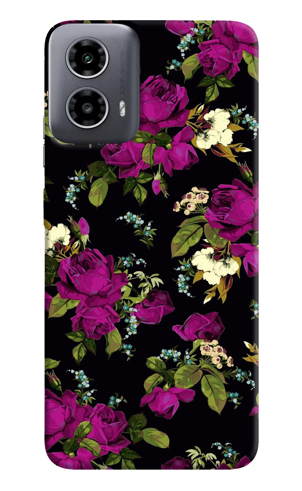Flowers Moto G34 5G Hard Case Back Cover by Casekaro