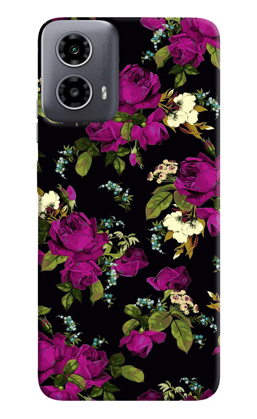 Flowers Moto G34 5G Back Cover, Hard case