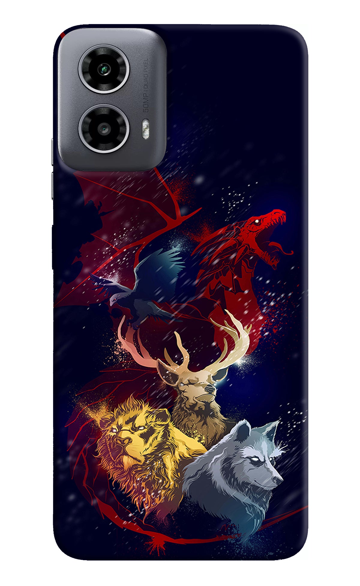 Game Of Thrones Moto G34 5G Back Cover