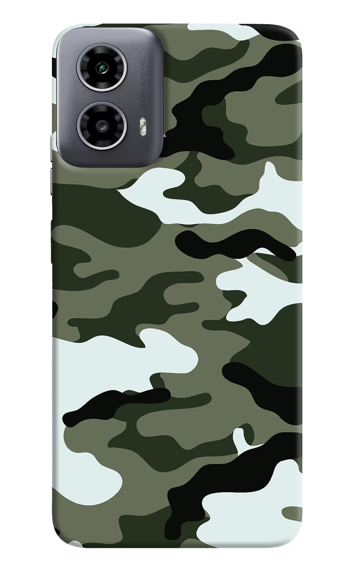 Camouflage Moto G34 5G Hard Case Back Cover by Casekaro