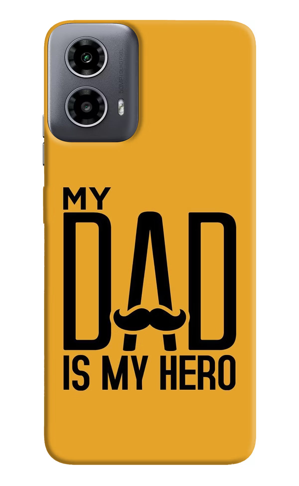 My Dad Is My Hero Moto G34 5G Hard Case Back Cover by Casekaro
