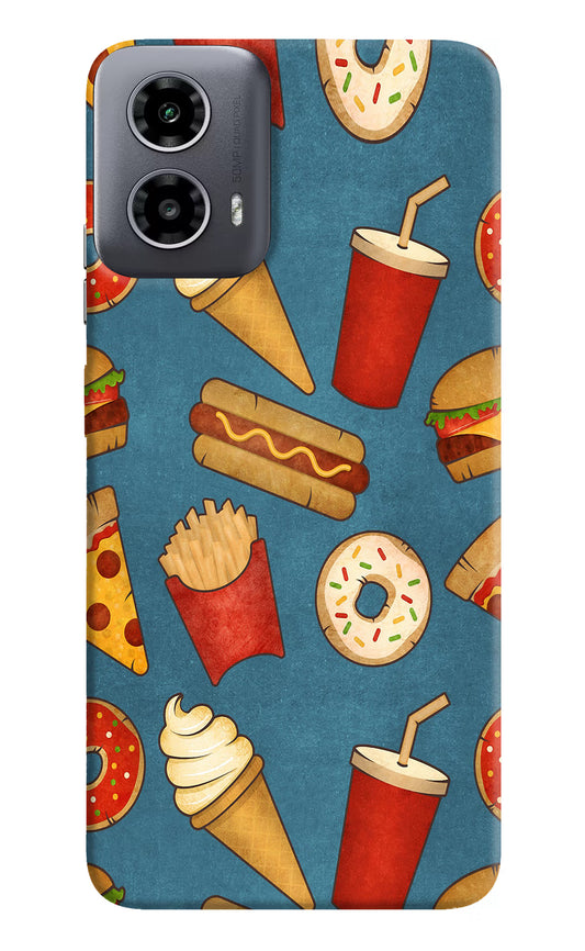 Foodie Moto G34 5G Hard Case Back Cover by Casekaro