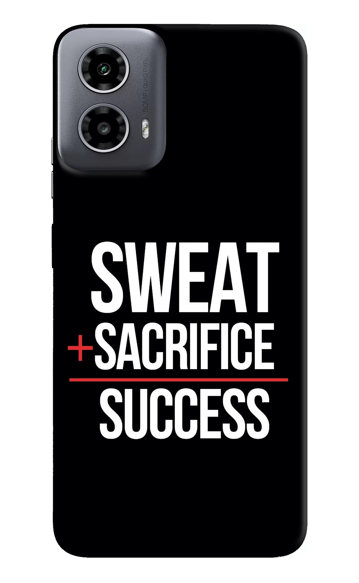 Sweat Sacrifice Success Moto G34 5G Back Cover