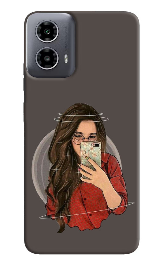 Selfie Queen Moto G34 5G Hard Case Back Cover by Casekaro