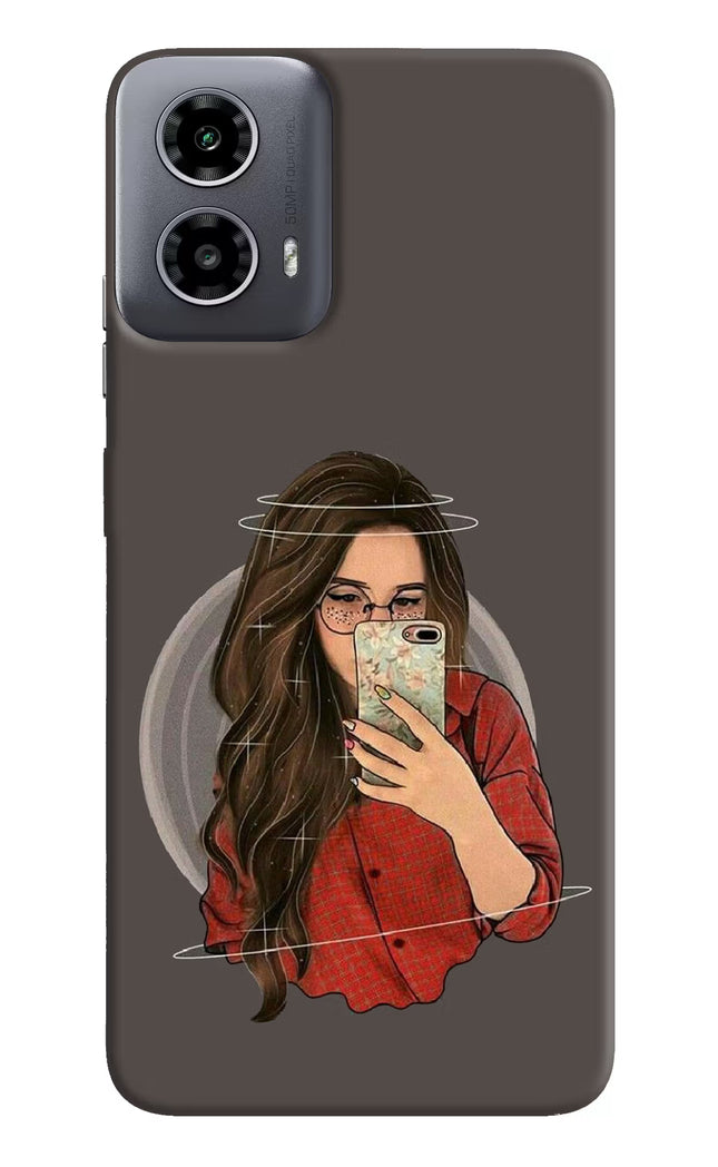 Selfie Queen Moto G34 5G Hard Case Back Cover by Casekaro