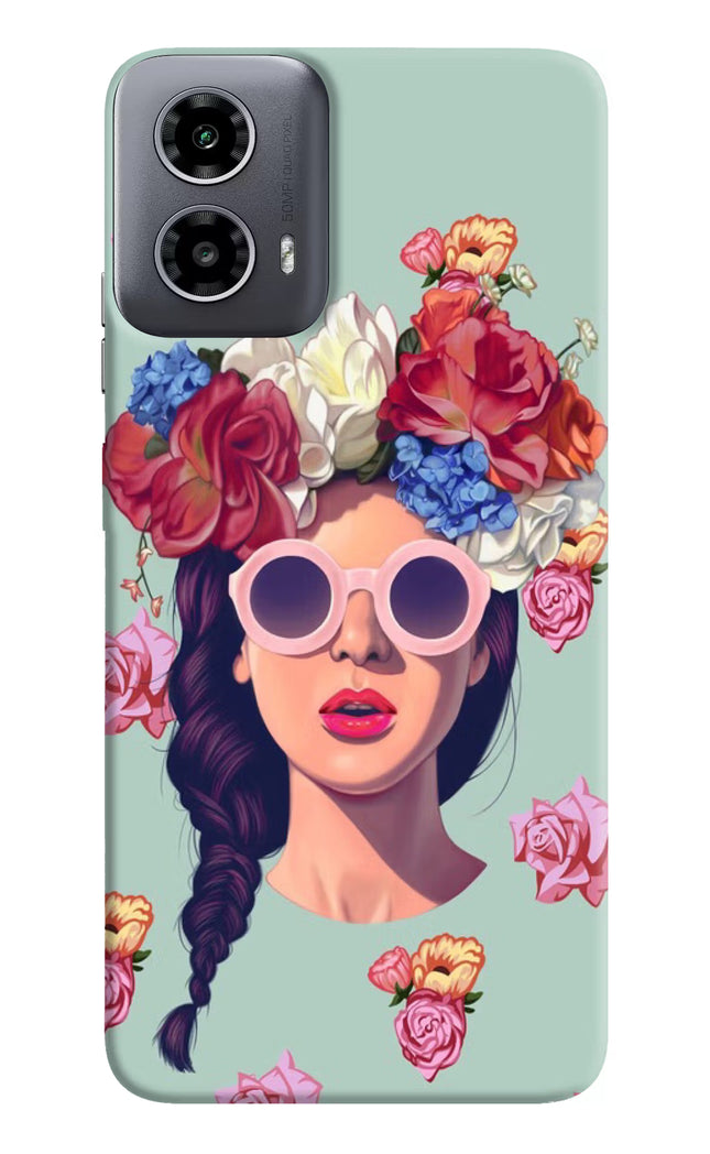 Pretty Girl Moto G34 5G Hard Case Back Cover by Casekaro