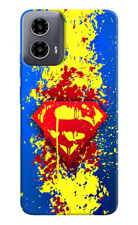 Superman logo Moto G34 5G Back Cover