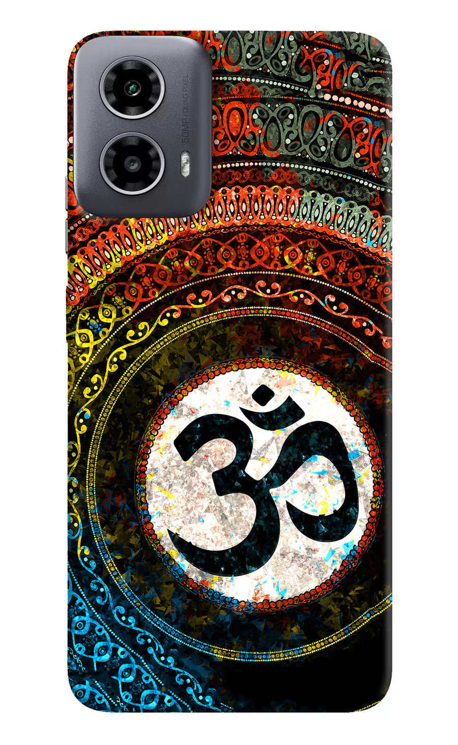 Om Cultural Moto G34 5G Back Cover, Hard case