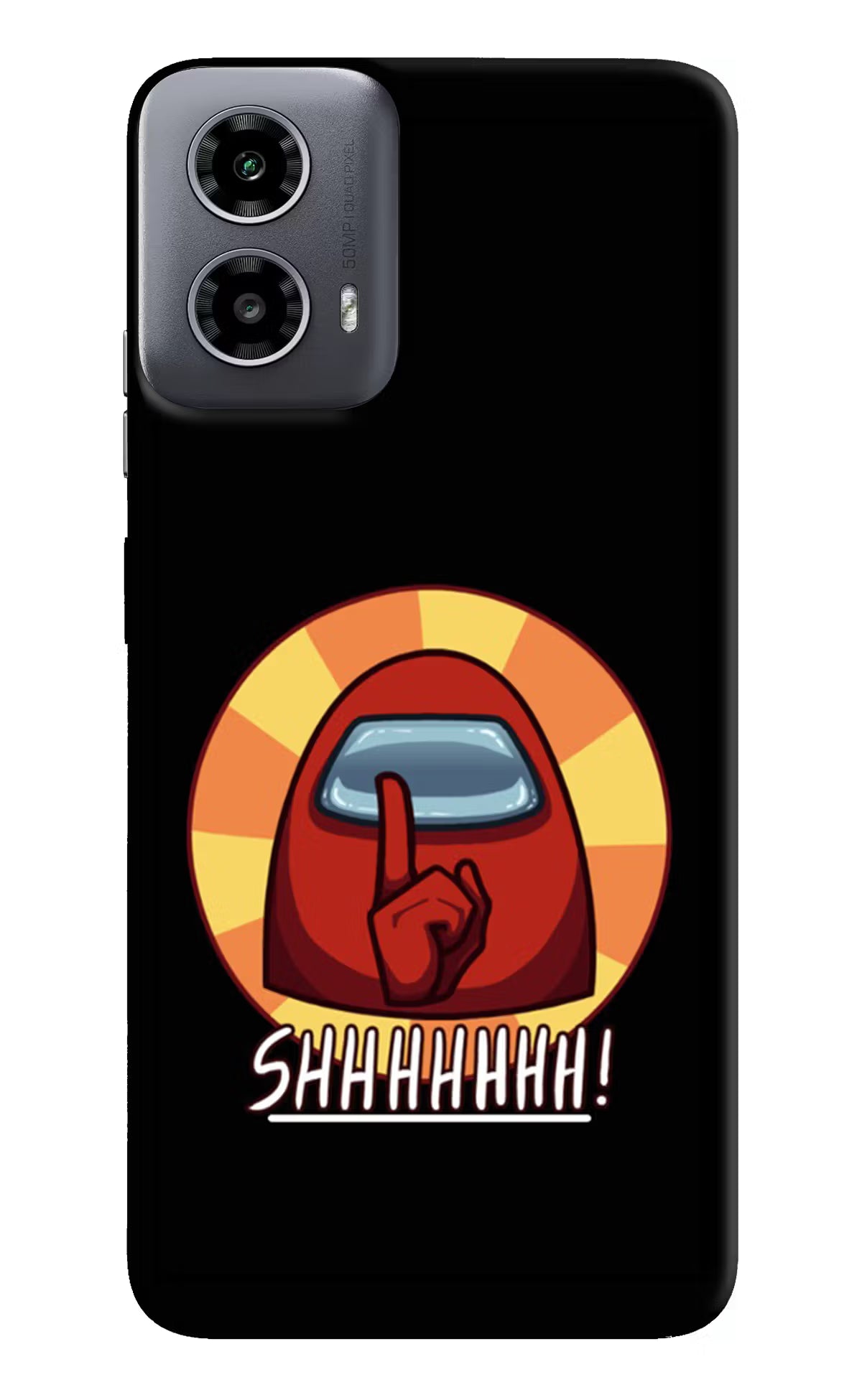 Among Us Shhh! Moto G34 5G Hard Case Back Cover by Casekaro