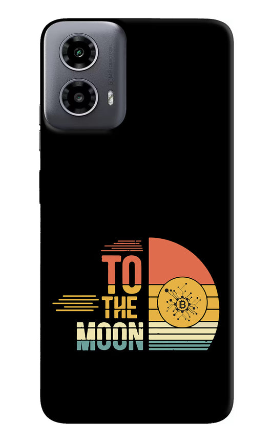 To the Moon Moto G34 5G Hard Case Back Cover by Casekaro