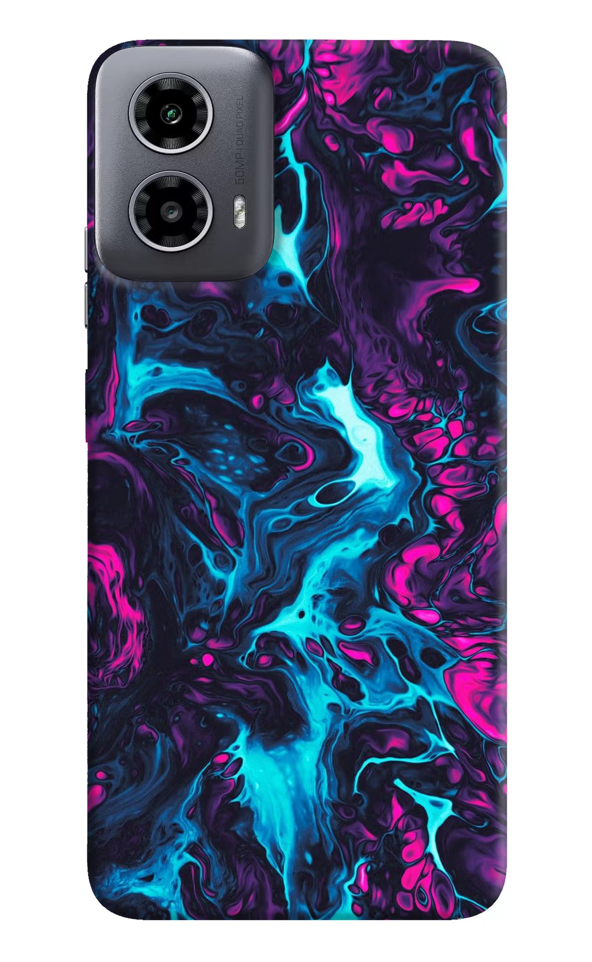 Abstract Moto G34 5G Hard Case Back Cover by Casekaro