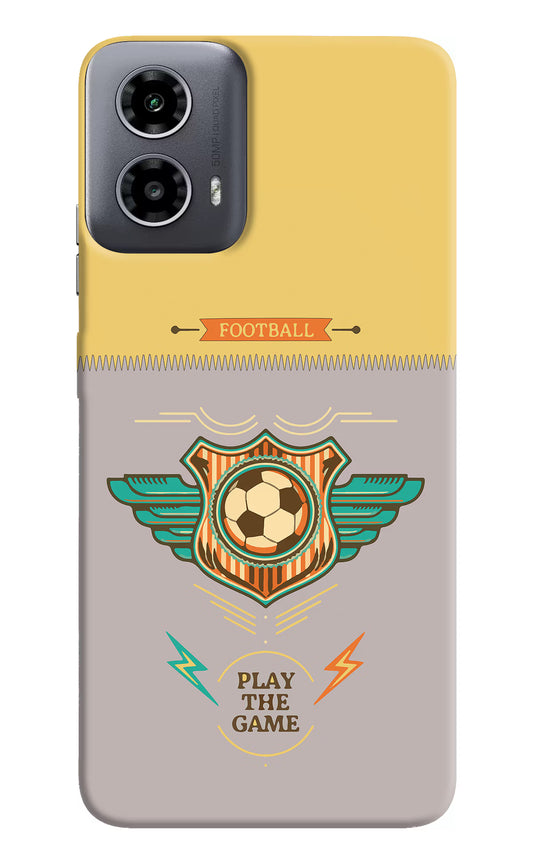 Football Moto G34 5G Hard Case Back Cover by Casekaro