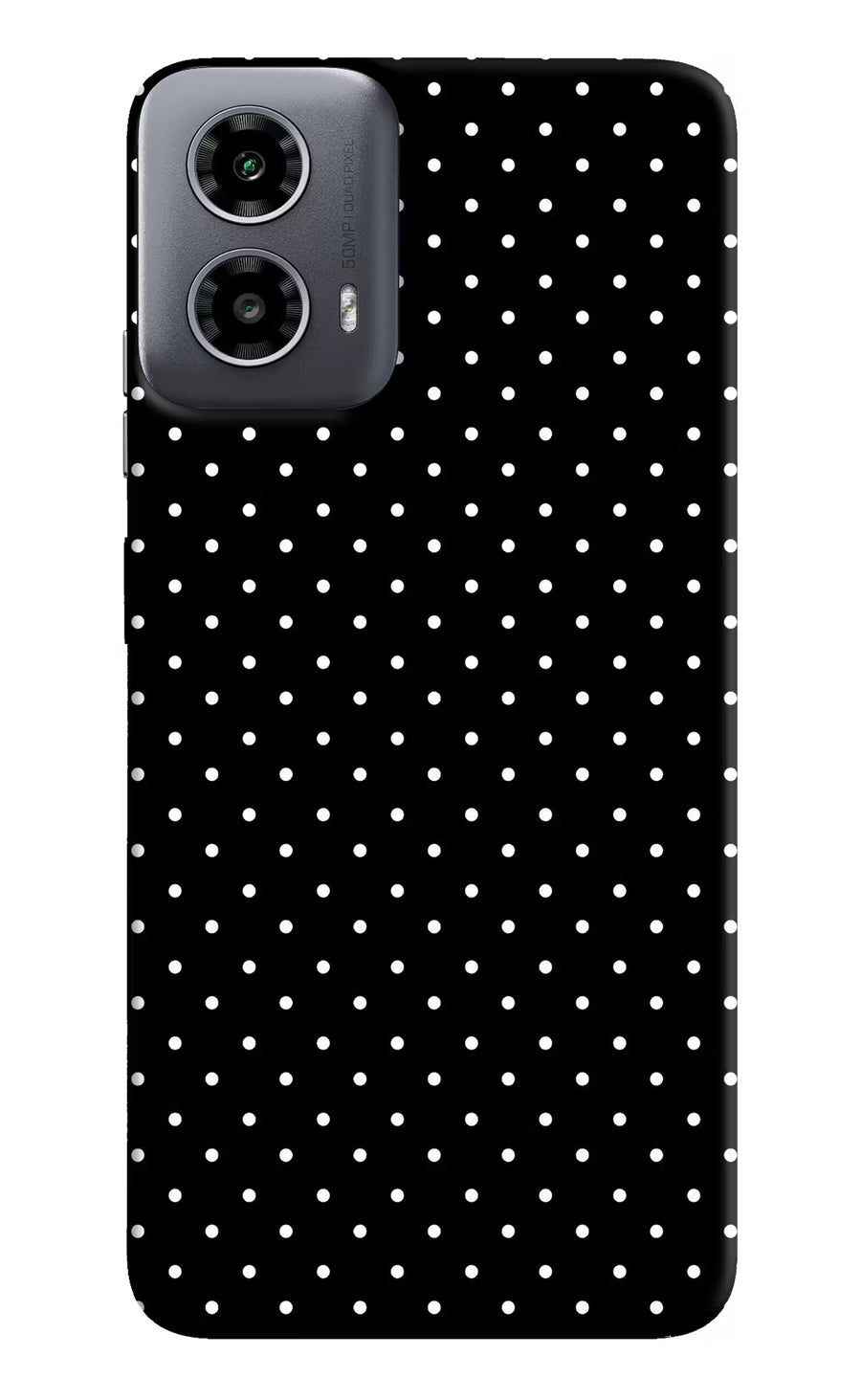 White Dots Moto G34 5G Back Cover, Hard case