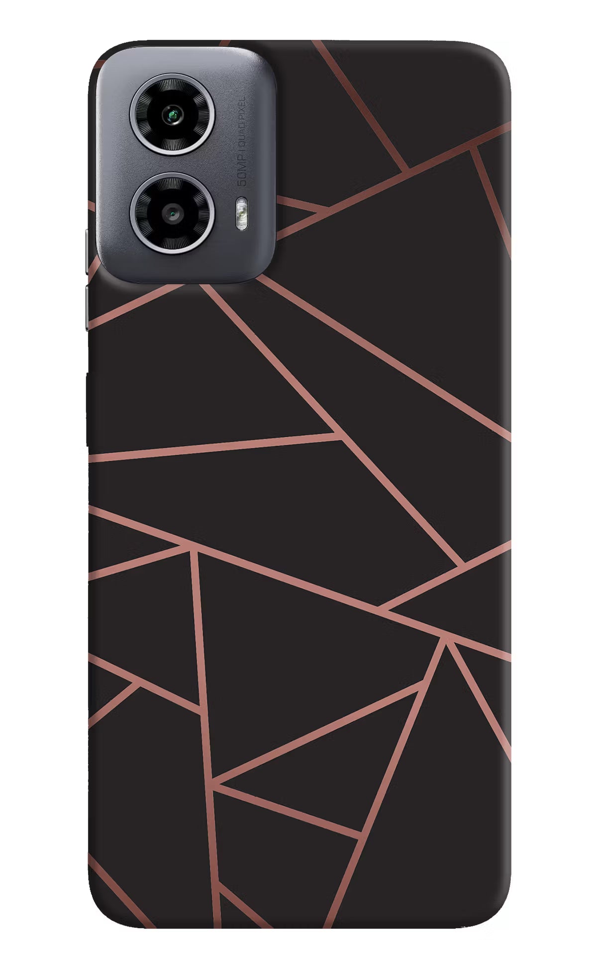 Geometric Pattern Moto G34 5G Hard Case Back Cover by Casekaro