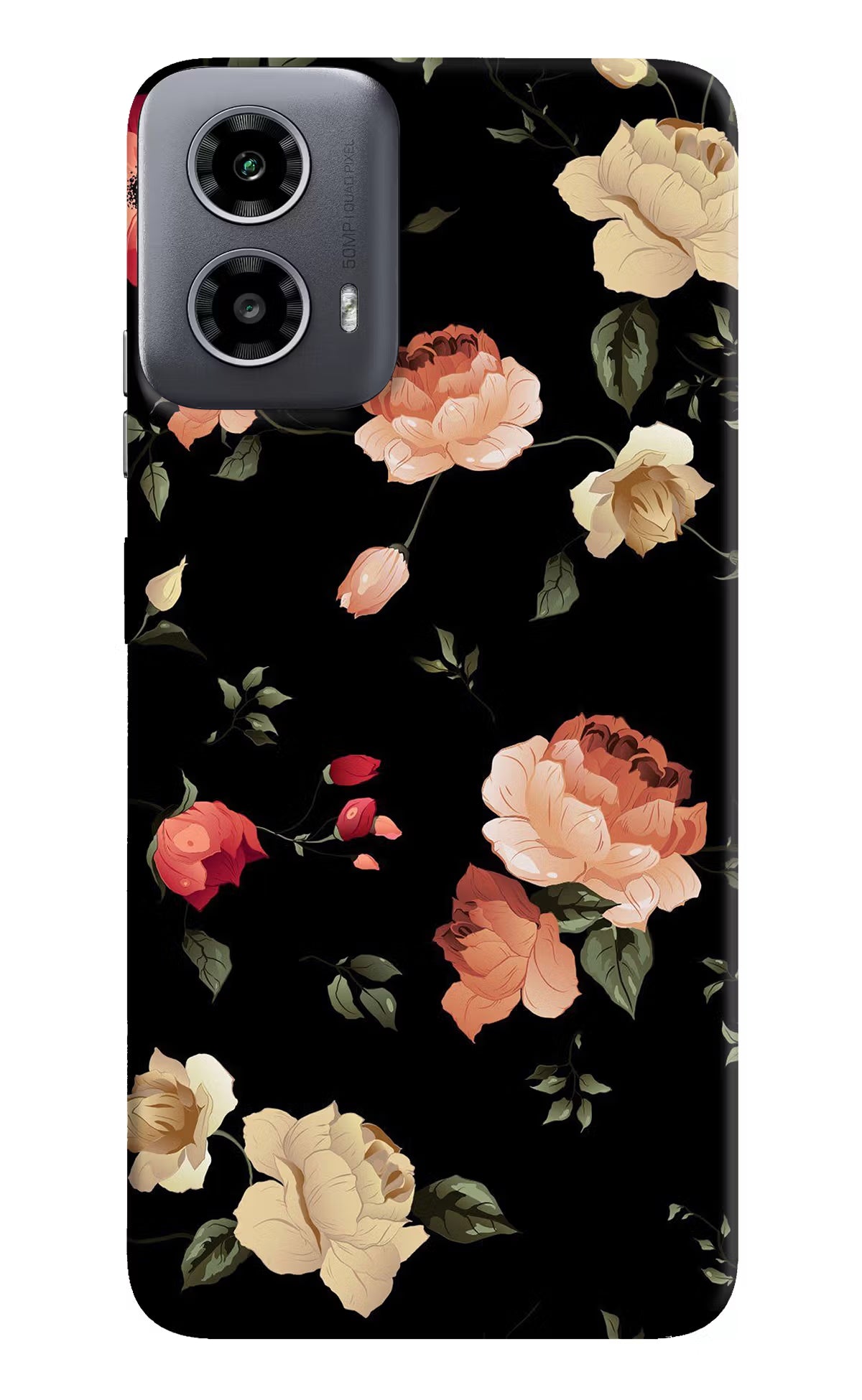 Flowers Moto G34 5G Hard Case Back Cover by Casekaro