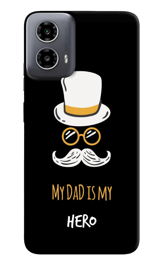 My Dad Is My Hero Moto G34 5G Back Cover