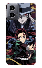 Demon Slayer Moto G34 5G Hard Case Back Cover by Casekaro