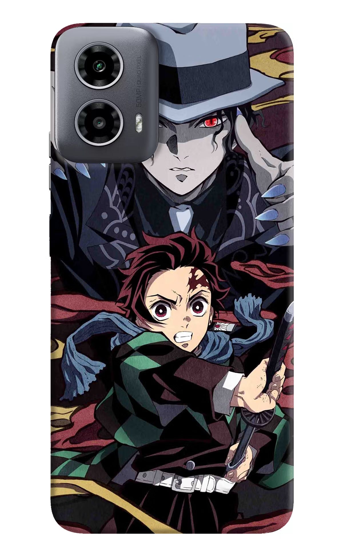 Demon Slayer Moto G34 5G Hard Case Back Cover by Casekaro