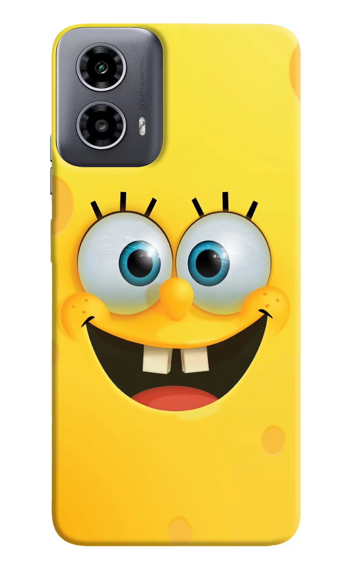 Sponge 1 Moto G34 5G Hard Case Back Cover by Casekaro